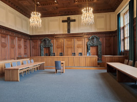 Saal 600, hier fanden die Kriegsverbrecher statt
