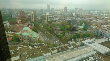 Blick von der 22. Etage auf das Stadtzentrum