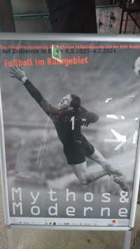 Hinweis zur Sonderausstellung "Fußball"