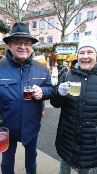 ....und der Glühwein schmeckt auch